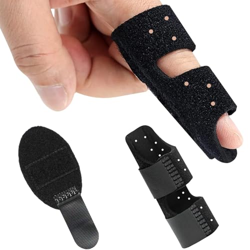 Clcyricher 指サポーター 指用スプリント【2個セット】長短セット フィンガーブレース 指固定サポーター 調節可能 スポーツや日常作業に対応 ? 親指・人差し指・中指・薬指・小指に対応
