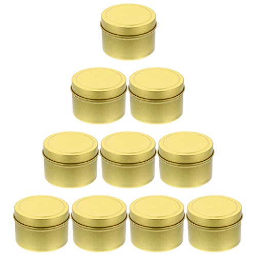 Cabilock Decorative Storage Boxes Candy Containers 30 Pcs Tinplate Candle Making Tins Tealight Candle Tins Tinplate Round Tins Tea Light Case Sample Containers Decorative Candles #TOP3