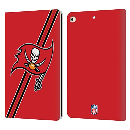 Funda de cuero Tampa Bay Buccaneers para iPad 9.7 2017 2018 con soporte