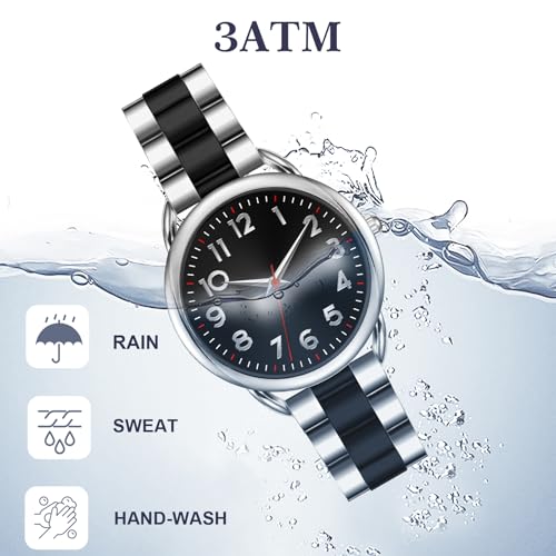Image of Asan Ge Women Watch Business Classic Stainless Number Quartz Female Watches for Lady Waterproof Easy to Read Fashion Female Wristwatch