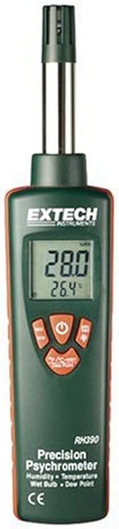 Extech Instruments Psicrómetro con certificación NIST : Amazon.com.mx ...