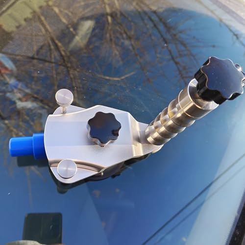 Kit de reparación de grietas en el parabrisas: ventosa y bomba de inyección para reparar eficazmente daños en el vidrio del coche