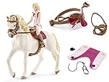 1. Schleich 42412 - Sofia & Blossom (Vollbewegliche Mädchen-Figur kann reiten, sitzen, stehen und greifen)
