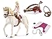 Produktbild 3in1-SET Schleich Pferde Horse Club - Sofia & Blossom mit extra Pferdedecke und Sattel 42412 + 42460 + 42490