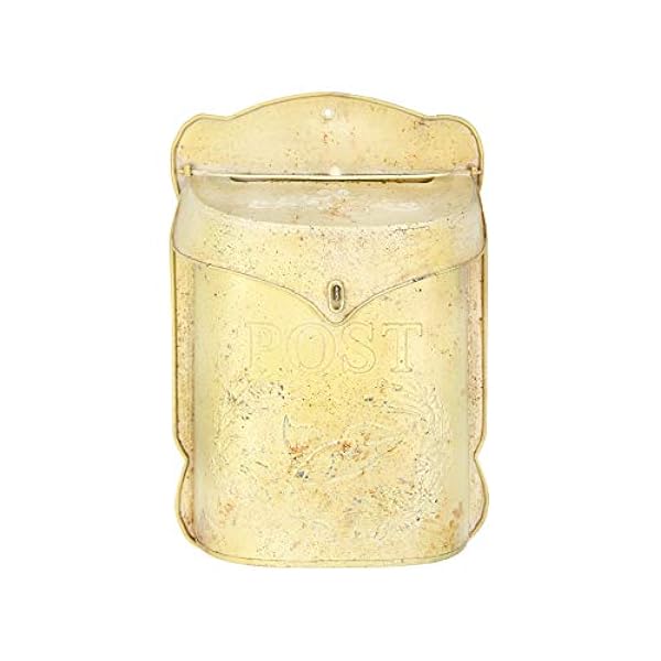 Creative Co-op - Buzón de hojalata con Relieve