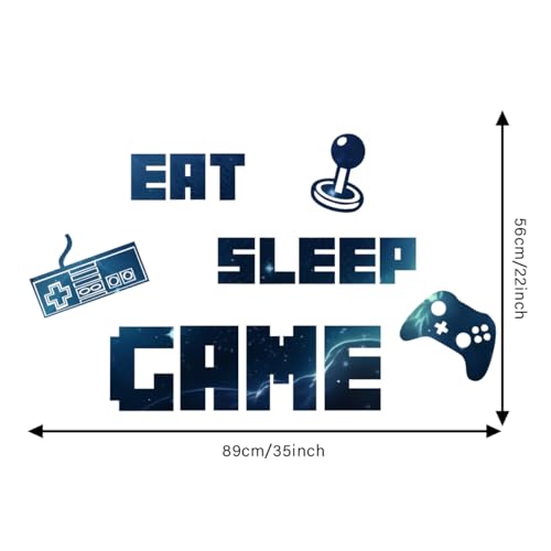 Vinilo decorativo para pared gamer 30x90 cm miniatura 3