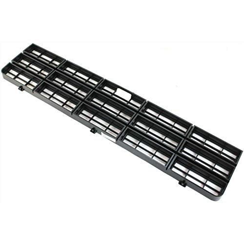 Jijigua Grille For 1977-1980 Silver W/Blk Insert Plastic,Easy To Install,Adapt To Your Car,Free Return #TOP1