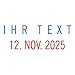 Produktbild COLOP Mini Dater S160 Datumstempel mit 2farbigem Kissen blau/rot + Wunschtext, Stempeltext:I H R T E X T