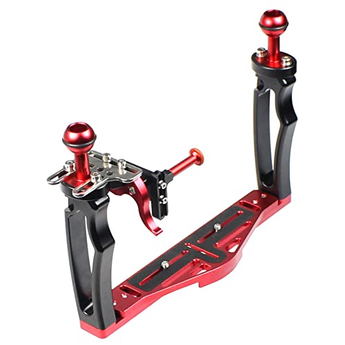 Bandeja para cámara de buceo extensible con soporte impermeable de aluminio 7