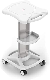 YGCBL Carro, vehículos de reciclaje, carrito de equipo de belleza, carrito de instrumentos de salón rodante con bandeja y ruedas, capacidad de carga: 100 kg, color blanco