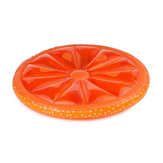 Swimline Giant Fruit Slice Pool Island, Orange