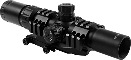 Aim Sports Jtcr1 Tri Illuminated Cqb Scope With Locking Turrets/Arrow, 1.5-4X30Mm #TOP14