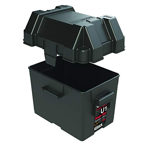 Noco Snap-Top Hm082Bks Battery Box, Group U1 12V Outdoor Waterproof Battery Box For Lawn And Garden, Tractor And Mobility Batteries #TOP7