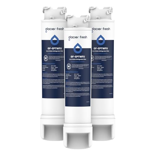 GLACIER FRESH GF-EPTWFU Water Filter Replacement Compatible with EPTWFU01 EWF02 Pure Source Ultra II Pure Source Ultra 2 012505454226 4562222 807946701 3 Pack