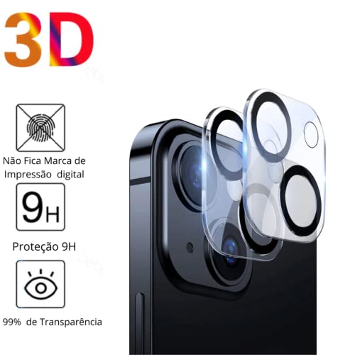 Capinha Compatível Com iPhone 13 (6.1) + Película Privacidade 3d 9d + Película de Câmera - (C7ARMOR)