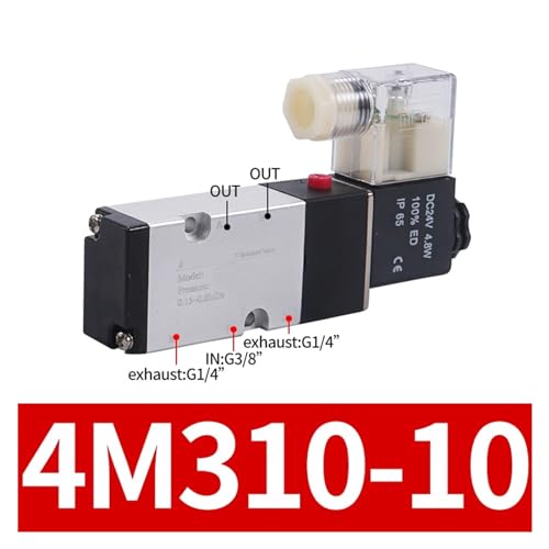Électrovanne pneumatique 4M220-08 à double solénoïde pour automatisme