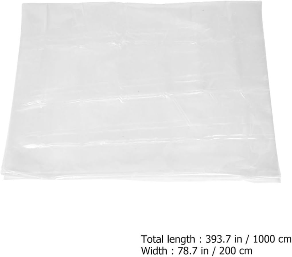 BESPORTBLE Plant Frost Protection Film for Garden Rows, PE Plastic Cover