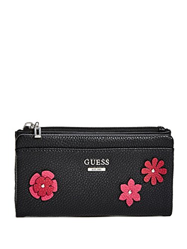 GUESS Factory Cherrywood Floral Foldover Wallet