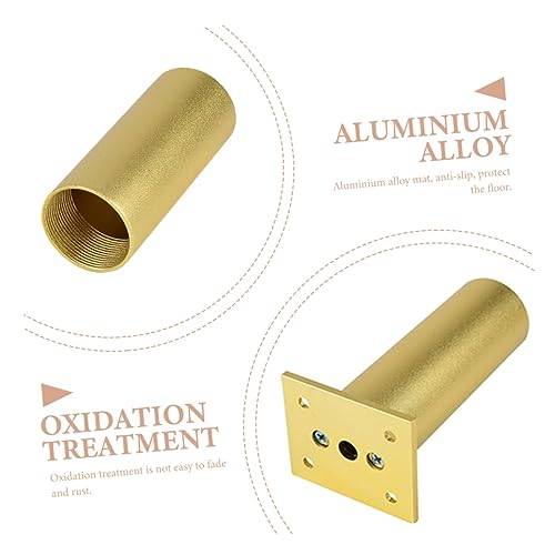 Patas de aleación de aluminio para sofá jojofuny ajustables de 4 piezas 7