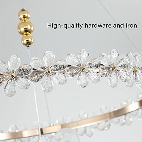 Lustre salon moderne papillon avec suspension cristal LED - 2