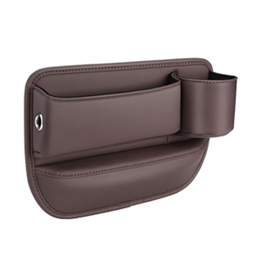 Car Seat Gap Filler Organiser, for Renault Captur Clio Espace Fluence Grand Scénic Kadjar Logan Megane Twingo Car Gap Storage Box Seat Side Pocket Catch Leather Console Slot Tray Crevice Caddy Holder