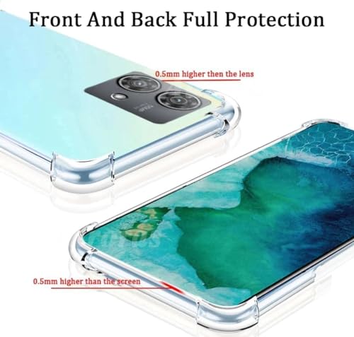 Kit Capa Case Capinha e Película 3D Ceramica Para Moto Edge 40 Neo