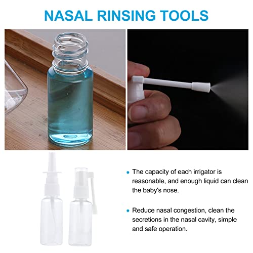 ARTIBETTER 2Pcs Nasais Frascos de Pulverização Vazio Recarregável Pulverizador Nasal Atomizers Nasal
