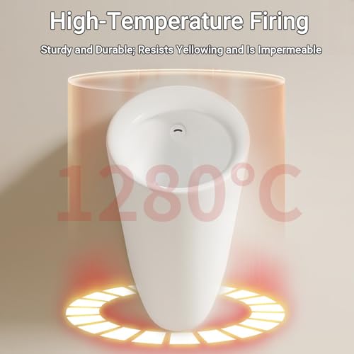 Urinario de pared para hombres comercial con sensor integrado antiderrame gris 2