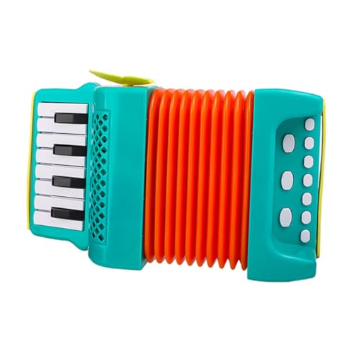 Accordéon pour enfant vert : le cadeau idéal d'éveil musical pour filles et garçons