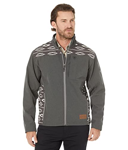 Ariat Male Vernon 2.0 Chimayo Softshell Jacket Charcoal Large #TOP15