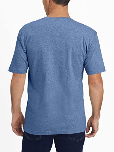 Wihion Mens Short Sleeve Pocket T-Shirts Casual Summer Cotton V Neck Tee Tops3