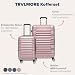 TRVLMORE Koffer Set - Kofferset 2 Teilig - Handgepäck Koffer und Hartschalenkoffer Groß - Reisekoffer mit Rollen Groß - Trolley Handgepäck - Handgepäck Trolley - Luggage - Rosa