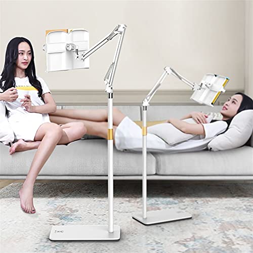 Soporte de suelo para lectura de libros, soporte ajustable para libros de cocina, soporte de suelo para tableta, soporte de altura ajustable, soporte para libros, soporte para atril extra grande y