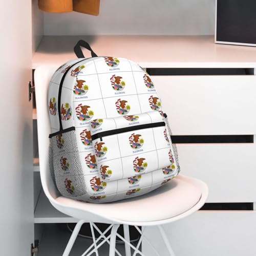 Sac à dos Illinois léger et décontracté pour ordinateur portable