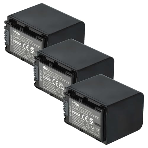 Tecnologia: agli ioni 3 x Batterie VHBW 1300mAh compatibile con Foto/Videocamera Sony Handycam HDR-CX690EB, HDR-PJ220EB, HDR-PJ320EB, HDR-PJ650E, HDR-PJ650V, NEX-VG30E