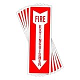 Fire Extinguisher Sign 5 Pack Fire Extinguisher Safety Stickers 4