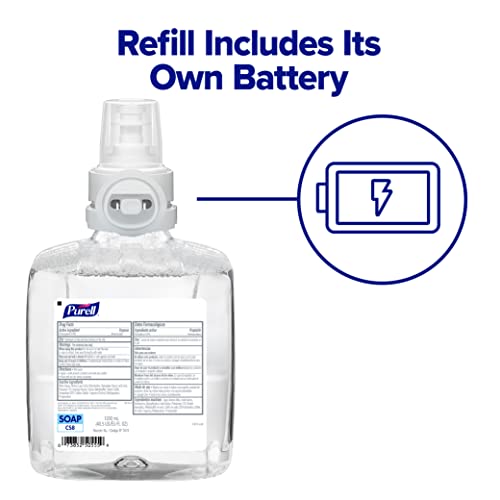 Image of PURELL CS8 Automatic Hand Sanitizer Dispenser, White, for PURELL CS8 1200 mL Hand Sanitizer Refills (Pack of 1) - 7820-01