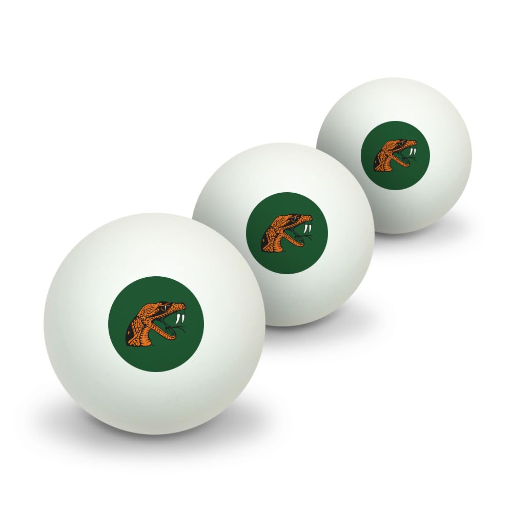 GRAPHICS & MORE Florida A&M University Primary Logo Novelty Table Tennis Ping Pong Ball 3 Pack