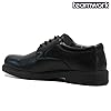 Men's Oxford Shoes - Formal Brogues in Patent Leather | Classic Lace-Up Derby Dress Shoes | Lightweight and Perfect for Weddings (Black, UK Footwear Size System, Adult, Men, Numeric, Medium, 6.5) #3