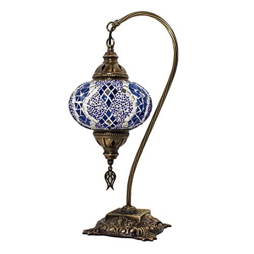 Lámpara de mesita de noche estilo turco