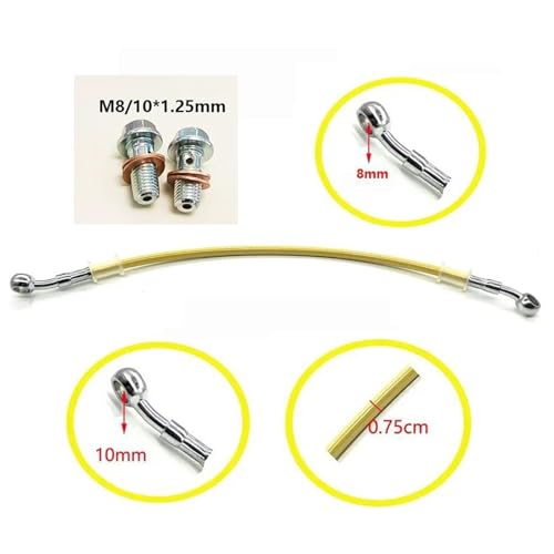 Durite de frein acier 240cm M8 M10 résout le manque de freinage - 5
