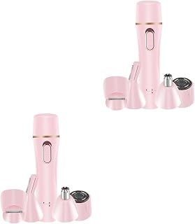 minkissy 2 Peças De Lâminas De Barbear Para Mulheres Lâminas Faciais Para Mulheres Lâminas De Barbear Femininas Barbeadores Elétricos Depilação USB Depilação Para Mulheres Máquina De