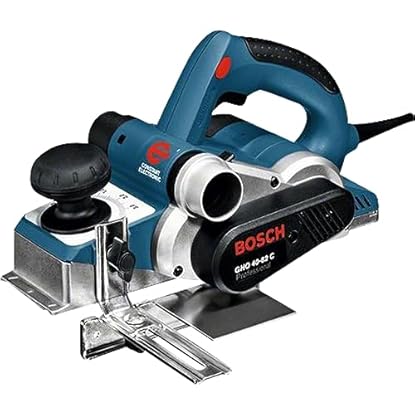 Foto di Bosch Professional Pialla GHO 40-82 C (Potenza di 850 Watt, incl. battuta per scanalatura, guida parallela, sacchetto raccoglipolvere, lama supplementare, in valigetta)