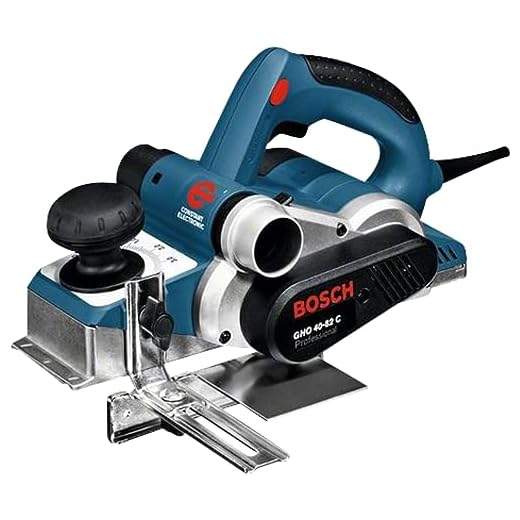 Bosch Professional elhyvel GHO 40-82 C (850 W, med falsdjupanslag, styrskena, dammpåse, extra kniv, i väska)