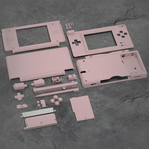 Image of eXtremeRate Full Replacement Case for Nintendo DS Lite, Shell with Button Replacement for Nintendo DS Lite, Console NOT Included, Pink