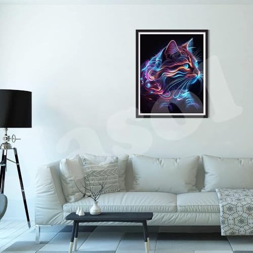 Image of Jasol Diamond Painting Kit, 40x30 Cms, Full Drill, 5D Crystals, Home Wall Decor Gift Set (Cat M4560601)