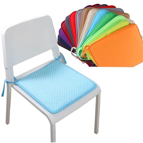 Colorful Indoor/Outdoor Chair Pads Seat Cushions With Ties, Garden Patio