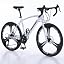 White 3-Blade Integrated Wheel