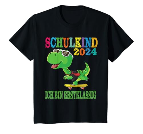 Einschulung Schulbeginn Schulkind 2024 Schulanfang 1. Klasse T-Shirt