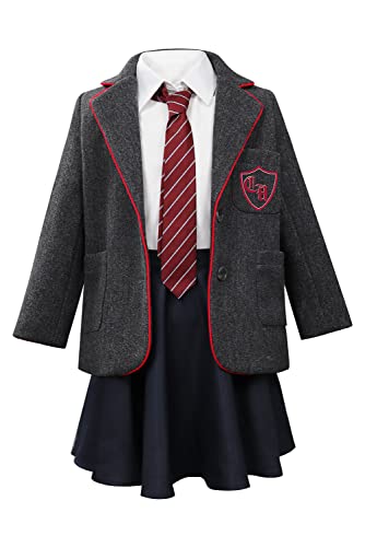 Costume Matilda cosplay pour Halloween et carnaval tenue uniforme scolaire fille